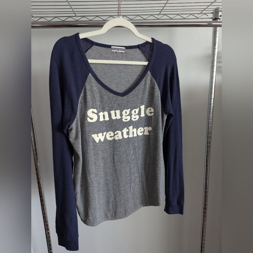 PJ Salvage "Snuggle Weather" Lounge/ Pajama Top